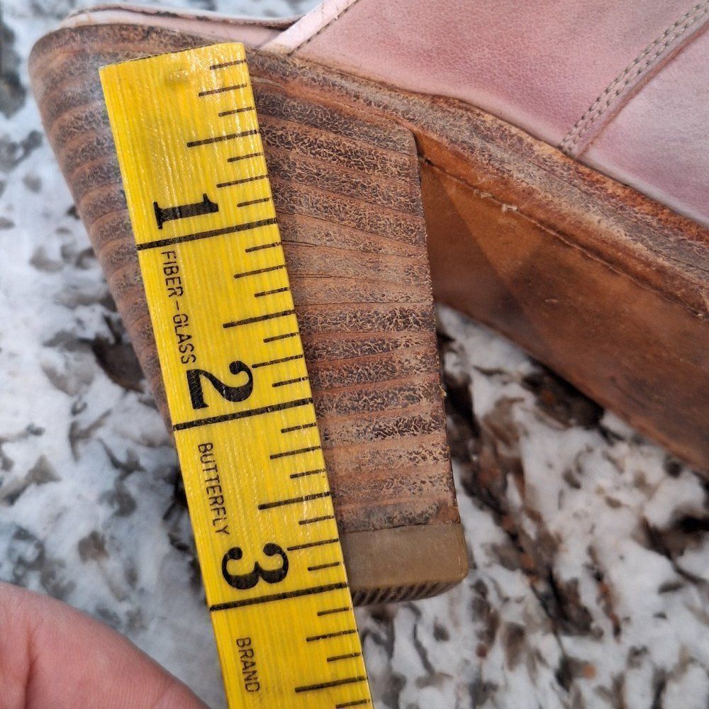 Frye Blush Pink Leather Slip-On Mules - Picture 9 of 10